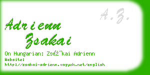 adrienn zsakai business card